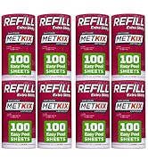 Metkix Lint Rollers Refill Pack with Protective Cover - Ultra Sticky Lint Roller - Lint Brush Pet...