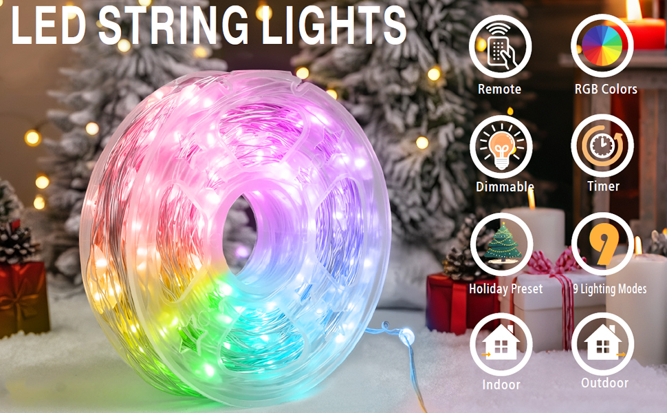 Christmas fairy lights