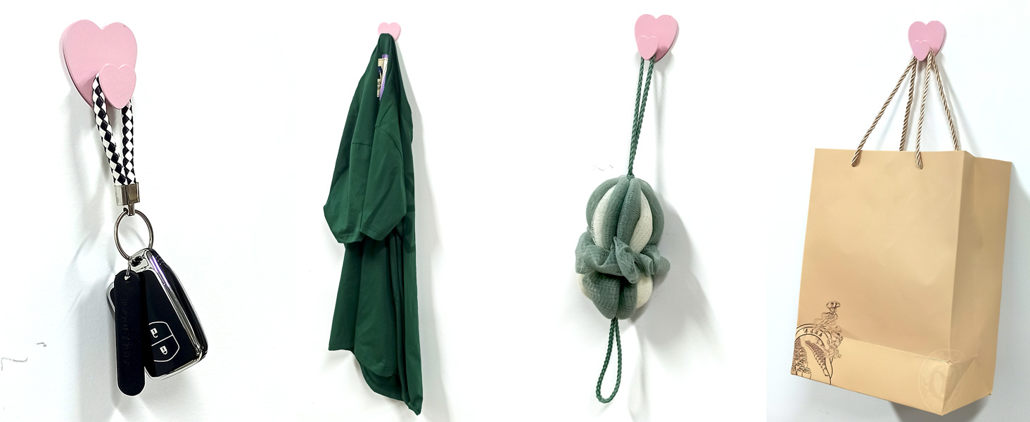 Heavy-duty hooks No-drill hooks Cute hooks cutecore decor cute wall hooks girly wall decor