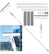 TIMIVO Squeegee for Window Cleaning Kit with washable Spray, 3-in-1 Professional Window Cleaning ...