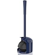 Toilet Plunger with Holder, Plunger with Holder for 5.3-inch Toilet Drain, Plungers for Bathroom ...