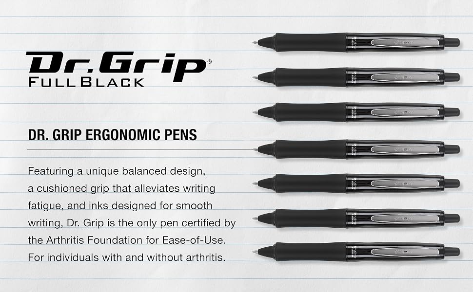 Featuring a unique balanced design and a cushioned grip that alleviates writing fatigue