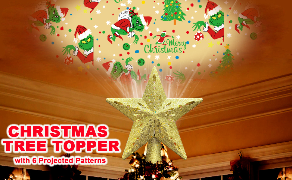 Grinch Christmas Tree Topper