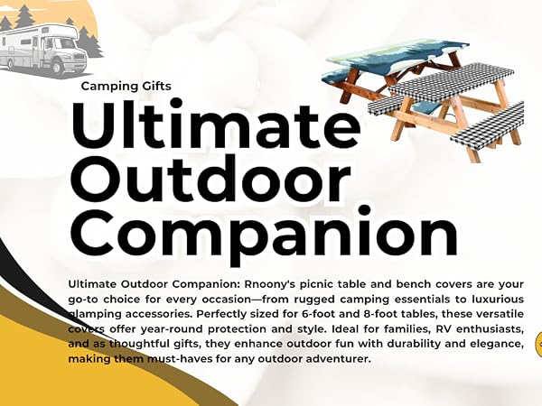 camping accessories,camping gifts,cool camping gadgets,rv camping essentials,camping tablecloth