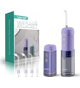 VOYOR-HEALTH Portable Water Flosser Cordless, Mini Travel Oral Irrigator with Telescopic Water Ta...