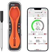 ThermoPro TempSpike 500 ft Wireless Meat Thermometer Digital, Bluetooth Meat Thermometer Wrieless...