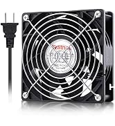 Wathai EC Industrial Case Fan 120mm x 38mm Ball Bearing AC 110V 115V 120V 220V 240V Brushless Coo...