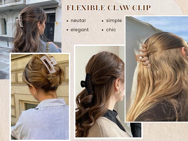 soft hair clip