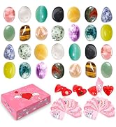 Valentines Day Gem Gifts for Kids, 28 Set Valentines Day Cards for Kids School, Valentine Exchang...