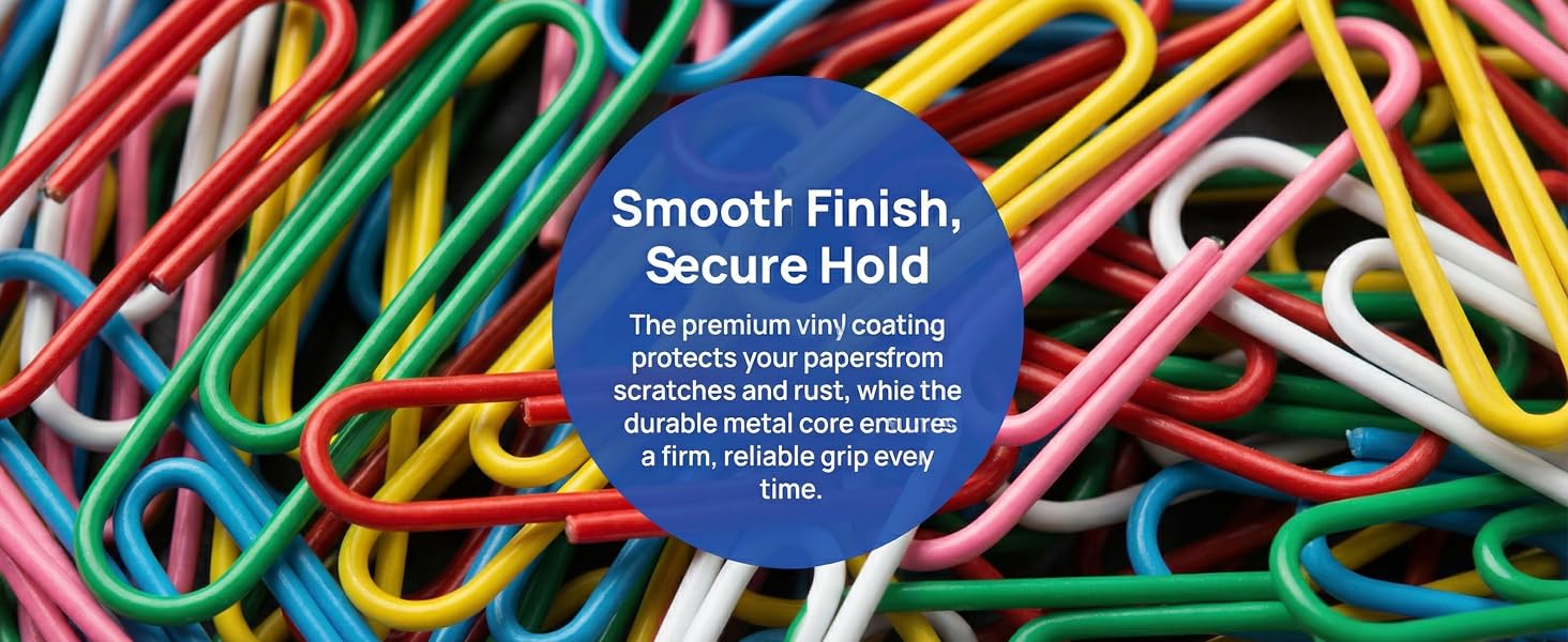 Colored Jumbo Paper Clips