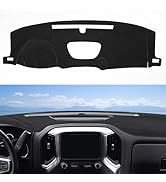 SKYLOTEC Dash Cover Mat Fit for 2019-2022 2023 2024 2025 Chevy Chevrolet Silverado 1500 2500HD 35...