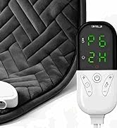 Focbeo Heating Pad for Back, Electric Heating Pads, Dry/Moist Heat Pad | Heated Pad for Lower Bac...