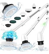 LyriFine Electric Spin Scrubber, 2024 New Full-Body IPX7 Waterproof Bathroom Cleaner Brush, Showe...