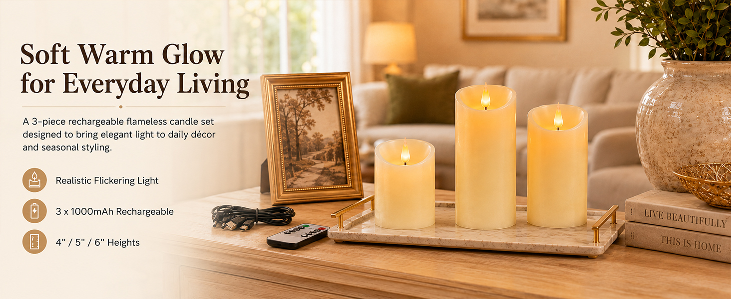 rechargeable candles