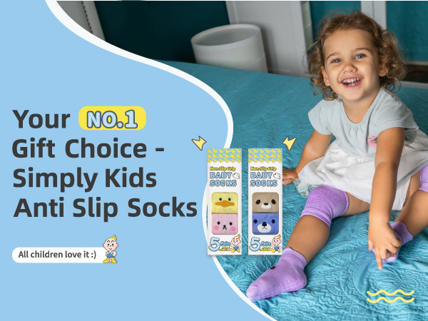 baby socks grippy toddler boys girls kids infant newborn 0-6 months 6-12 12-18 1-3 years 2-4t gift