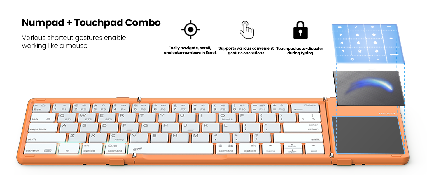 Numeric Keypad & Touchpad Combo
