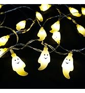KatchOn, LED Halloween Ghost String Lights - 15 Feet, 30 LED | Halloween Ghost Lights, Halloween ...