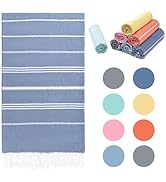 Aegero Turkish Beach Towel Quick Dry Sand Free Oversized Bath Pool Swim Towel Light Adult Travel ...