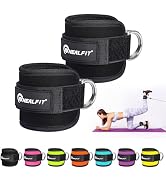 NEALFIT Ankle Strap for Cable Machine, Gym Ankle Cuff for Kickbacks, Leg Extensions, Glute Workou...