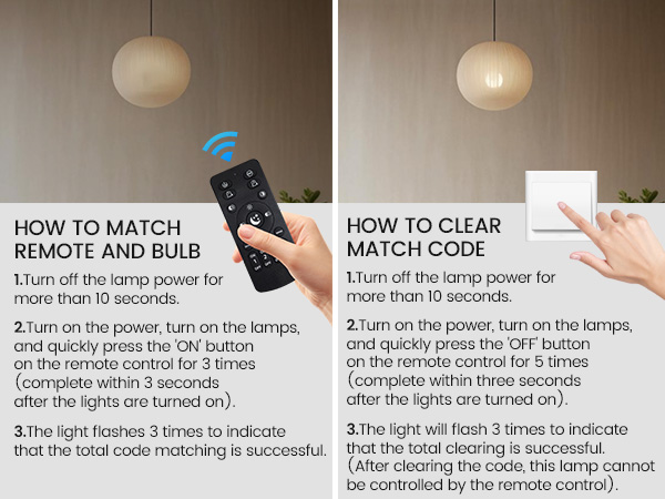 remote controlled light bulbs