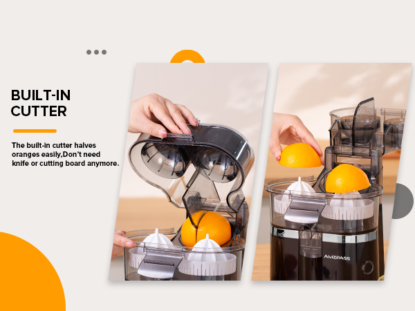 built-in cutter