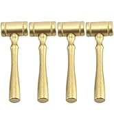 SHINEOFI 4PCS Judge Gavel Toy PropWooden Gold Judge Gavel Prop Cosplay Costume Accessories Party ...