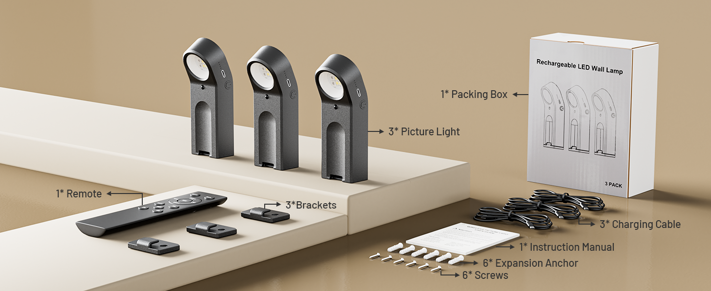 frame lights for wall