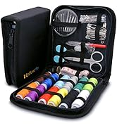 VelloStar Mini Travel Sewing Kit for Adults & Kids – Easy-to-Use Needle and Thread Kit at Home & ...