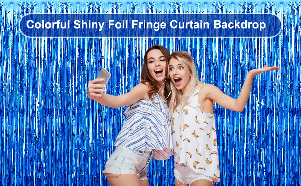 Tinsel Curtain Party Backdrop