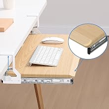 keyboard tray with drawer