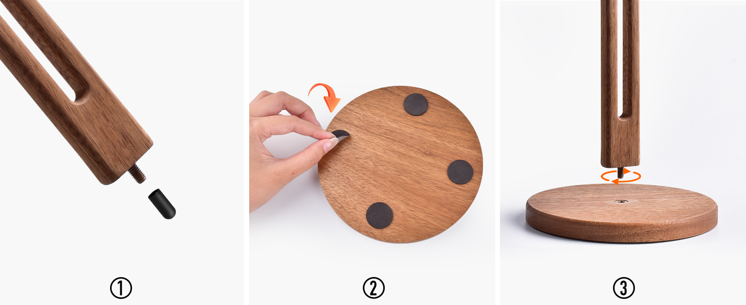 acacia wood paper towel holder