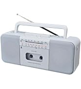 Cassette Tape Player Recorder Boombox with Bluetooth, AM/FM/SW Radio, Record to Cassette/USB/SD, ...