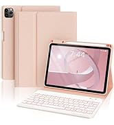 OPAKIT Keyboard Case for iPad Air 11-inch M2/Air 5th 4th Generation, 7-Color Backlit Detachable K...