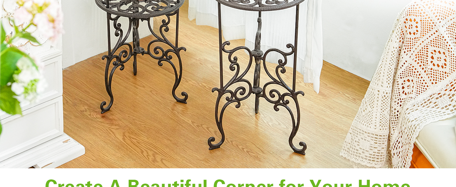 metal tiered plant stand