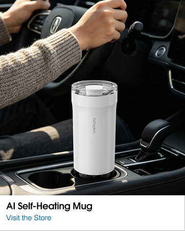 AI Self-heating travel mug