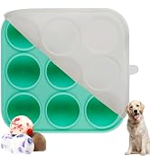 9Cavities Silicone Dog Treat Mold with Lid for Woof Pupsicle & Power Chewer Pupsicle, Frozen Dog ...