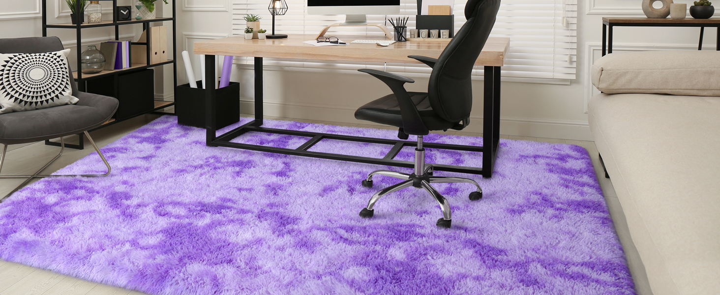 purple Rug for Office Room