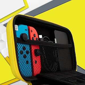 Orzly Protective travel Carrying Carry Case accessory for Nintendo Switch OLED console Accessories