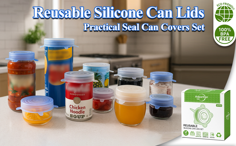 silicone can lids reusable seal can covers