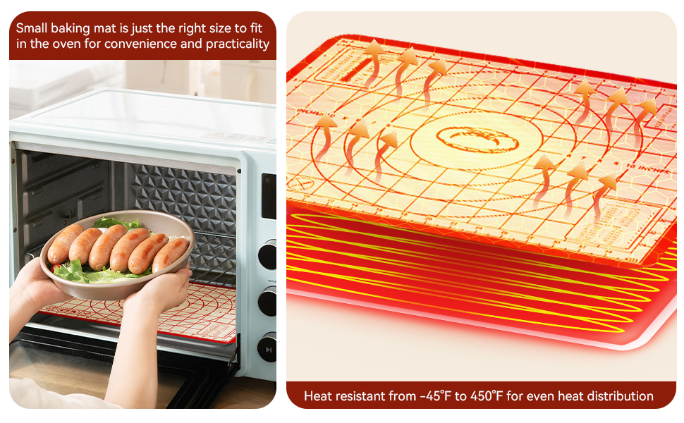 silicone mat for baking pastry mat for rolling dough non slip