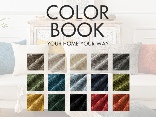 Chenille Pillow Covers