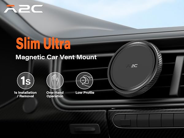 magnetic vent phone mount