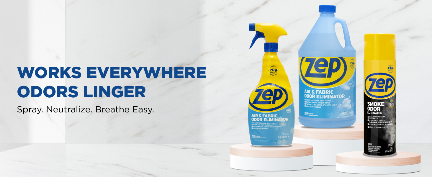 Works Everywhere Odors Linger