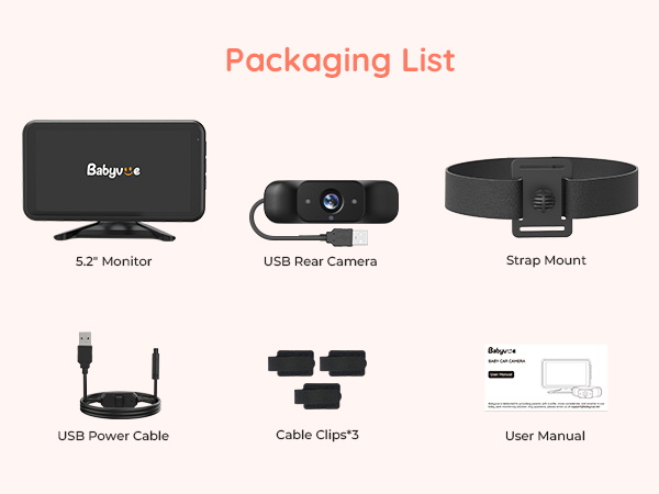 car seat camera for baby rear facing