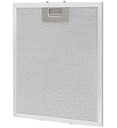 Range Hood Filter Replacement, FIREGAS 3-Layer Aluminum Mesh Range Hood Grease Filter 10.5x12 Inc...