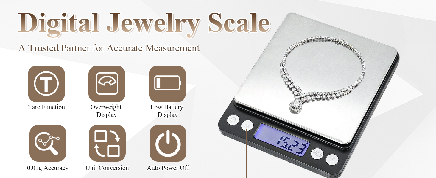 jewelry scale gold scale coin scale gram scale 0.01g accuracy digital scale grams precision scale