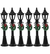 Abaodam 6 Pcs City Street Light Village Accessories Mini Street Lamp for Dollhouse Decor Birthday...