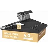 StorageWorks Wire Hangers for Closet, 4mm Super Thick Metal Hanger, Heavy Duty Clothes Hanger for...