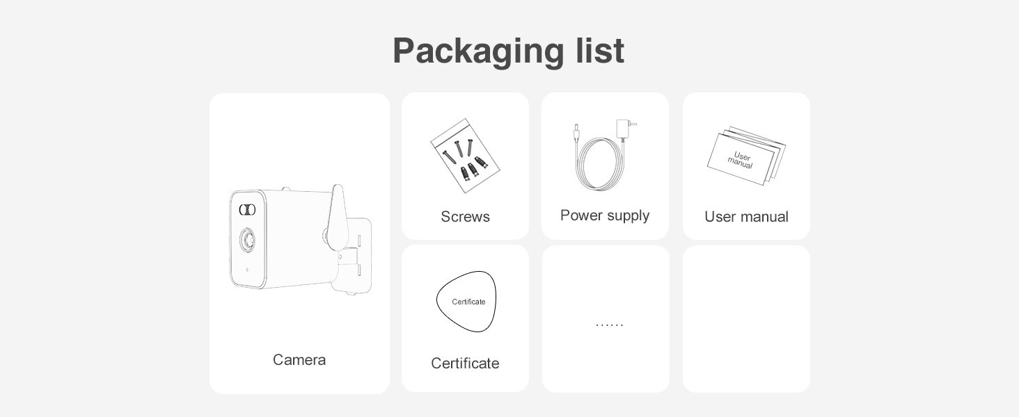 2K Outdoor WiFi BulletCam 5000mA Built-in Batt PowerOutage Human Detection Alexa SD Cloud ONVIF RTSP