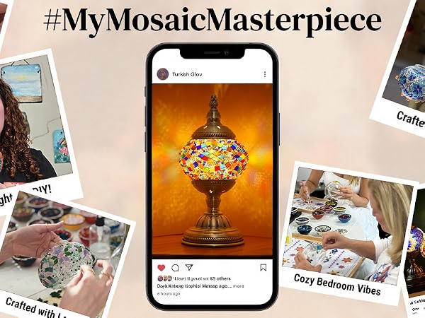 diy turkish mosaic lamp kit